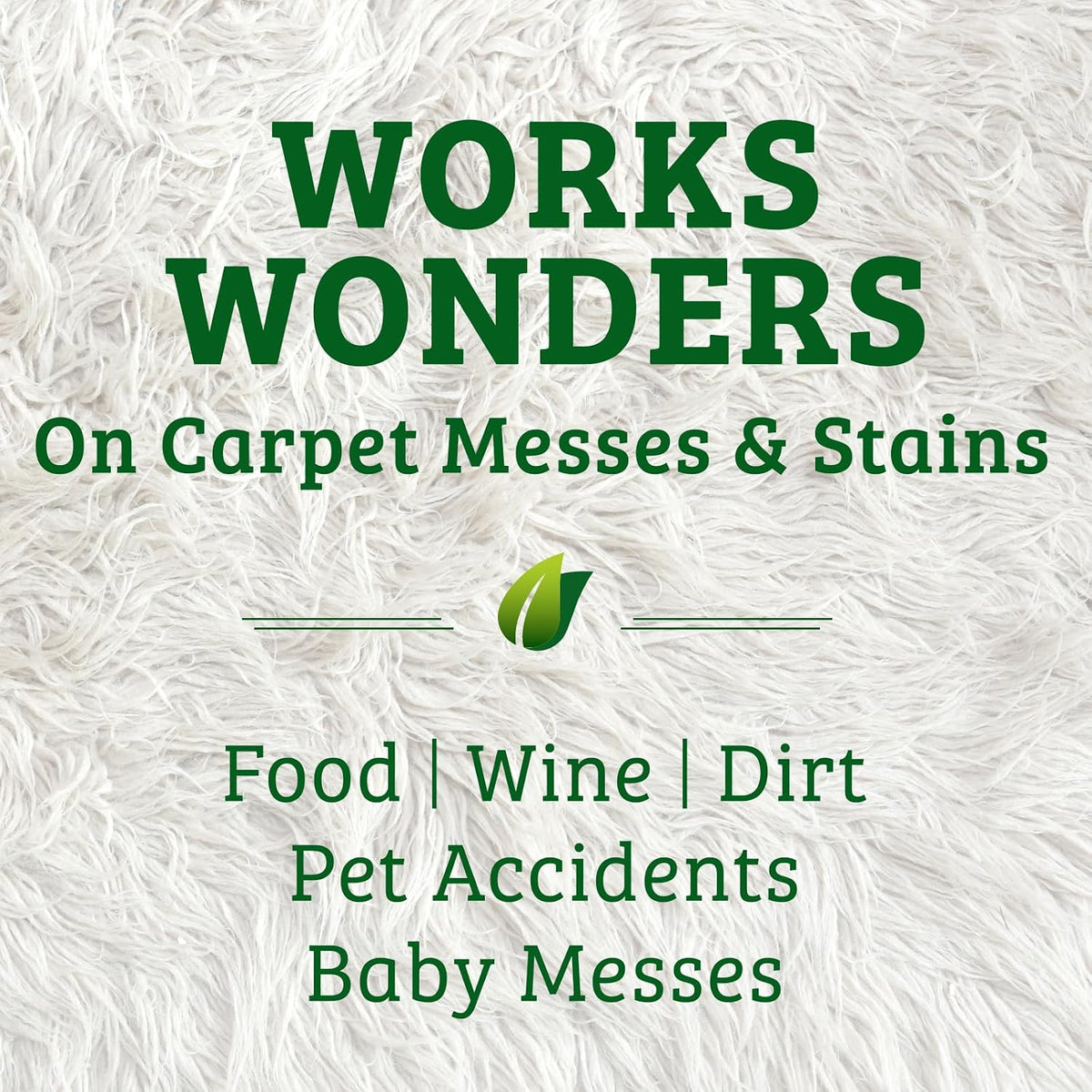 Biokleen Bac-Out Carpet Stain Remover Enzymatic, Destroys Stains & Odors Safely, for Pet Urine, Laundry, Diapers, Wine, Carpets, More, Eco-Friendly, Plant-Based