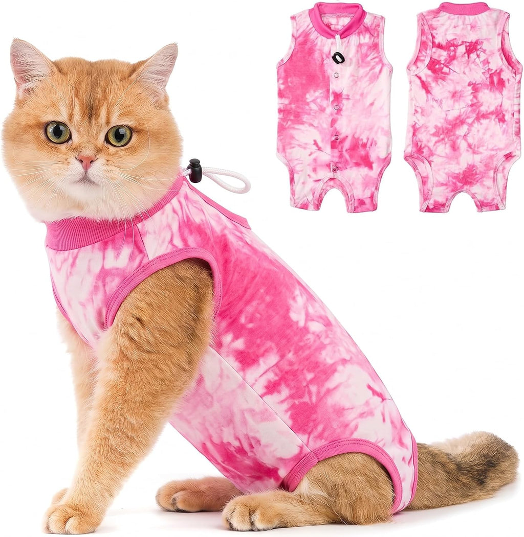 Avont Cat Recovery Suit - Kitten Onesie for Cats After Surgery