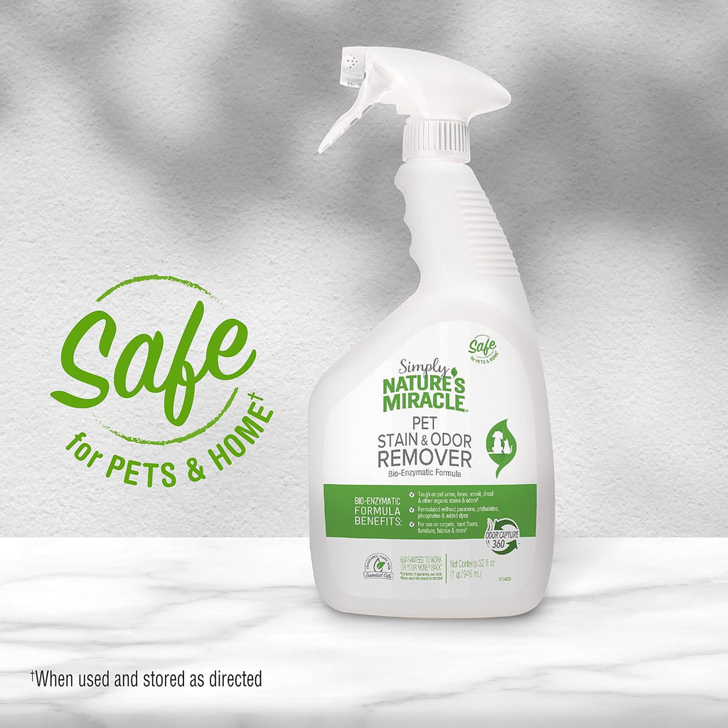 Nature's Miracle Simply Pet Stain and Odor Remover, 32 oz