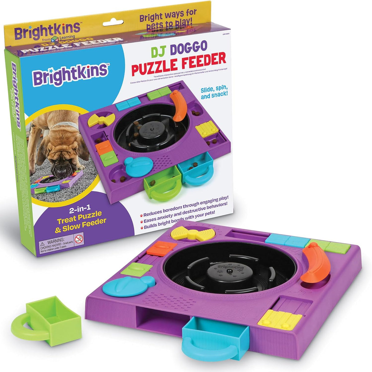 Learning Resources Brightkins DJ Doggo Puzzle Feeder