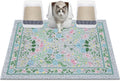Glittme Cat Litter Mat, 40"x30" Non-Slip Washable Trapping Mat for Cats | Litter Trapping Mat With Thick PVC Coil To Catch Scatter, Soft On Paws And Waterproof Bottom To Protect Floors