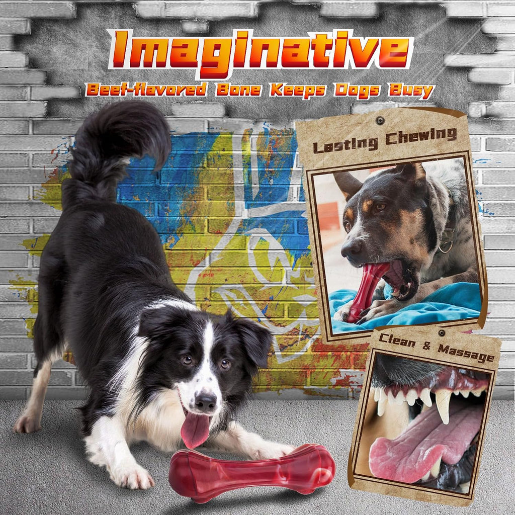 9-Pack Variety Dog Toys for Aggressive Chewers,Medium-Large Dogs