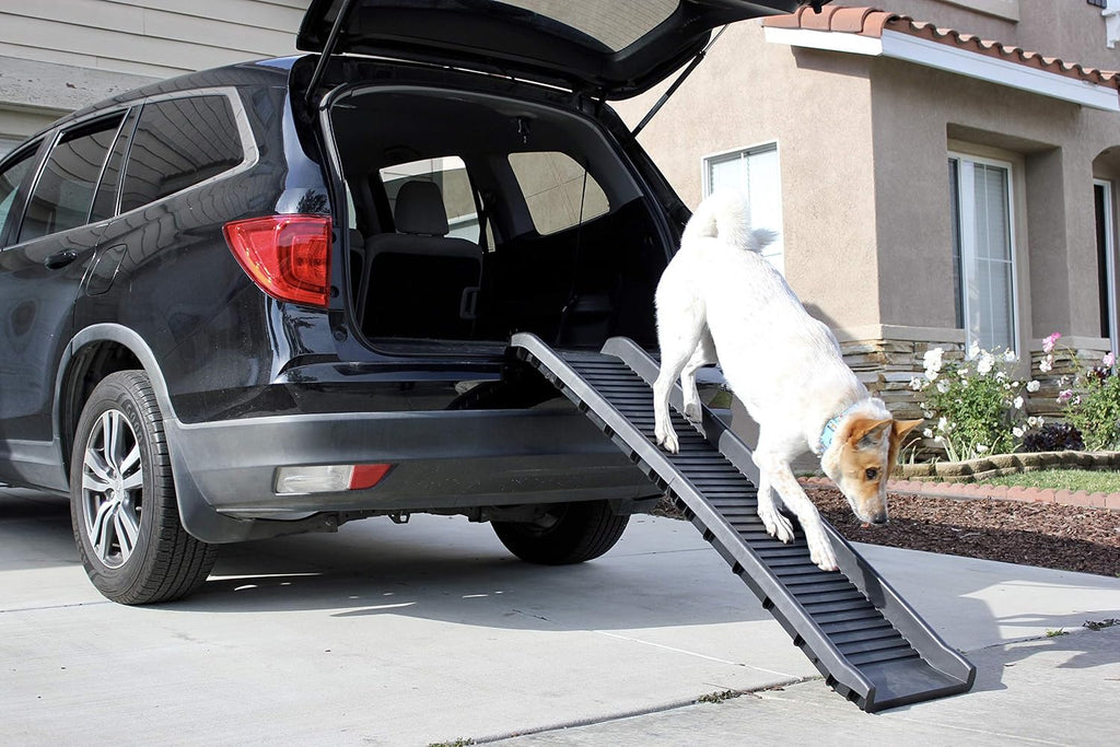 MaxWorks 50524 61" Portable Folding Pet Ramp, Black (Pack of 2)