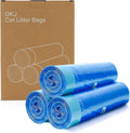 GKJ Cat Litter Refill Bags, 48pcs for Up to 12-Month Supply, Replaced Cat Waste Bags for Litter Trash Can, 7-Layer EVOH Odor Control, One-Pull Seal, No Twisting, No Tying