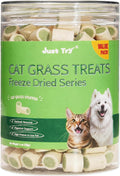 Just Try Freeze Dried Cat Treats Cat Grass Hairball Control for Cats 4 oz