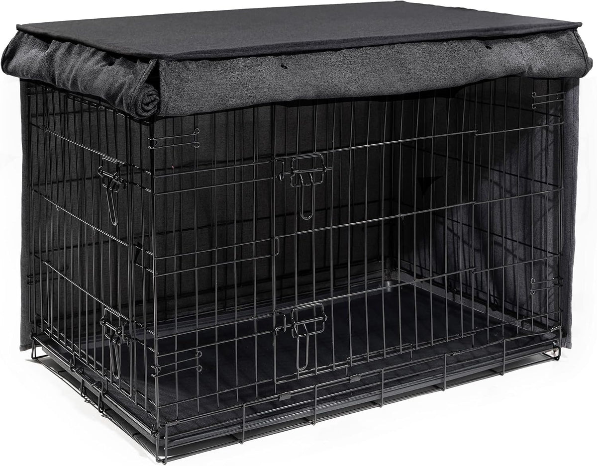 Friends Forever Metal Dog Crate Cover 42 inch- 42.8" L x 28.8" W x 30" H