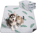 Washable Dog Pee Pads, Non-Slip Waterproof, 24 x 36 in, 2 Pack, Leaf | Super absorbent, waterproof and non-slip; washable, reusable dog pads for crates, playpens, floors, furniture and travel