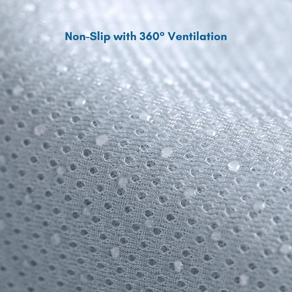 petfelix FrostEase Dog Cooling Mat, Cooling Dog Bed and Cooling Pad for Dog and Cat with Qmax 0.4 Yarn, Breathable 3D Airflow Layers, Machine Washable Non Slip Base for Pets, Blue, M, 28"*20"