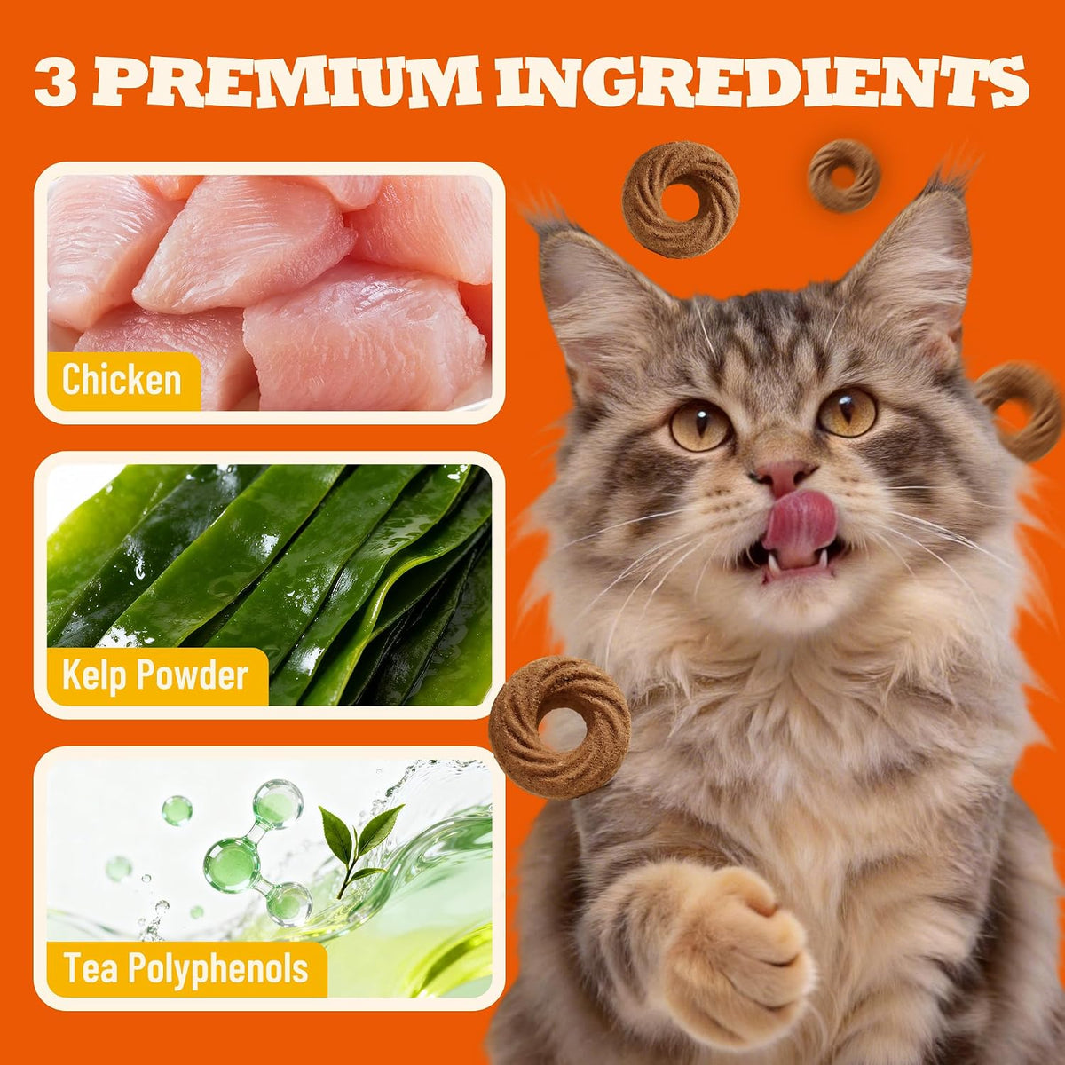 9 oz Cat Dental Treats with Breath Support & Training
