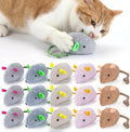 NAHSHON 15PCS Cat Mouse Toys Prefilled Catnip