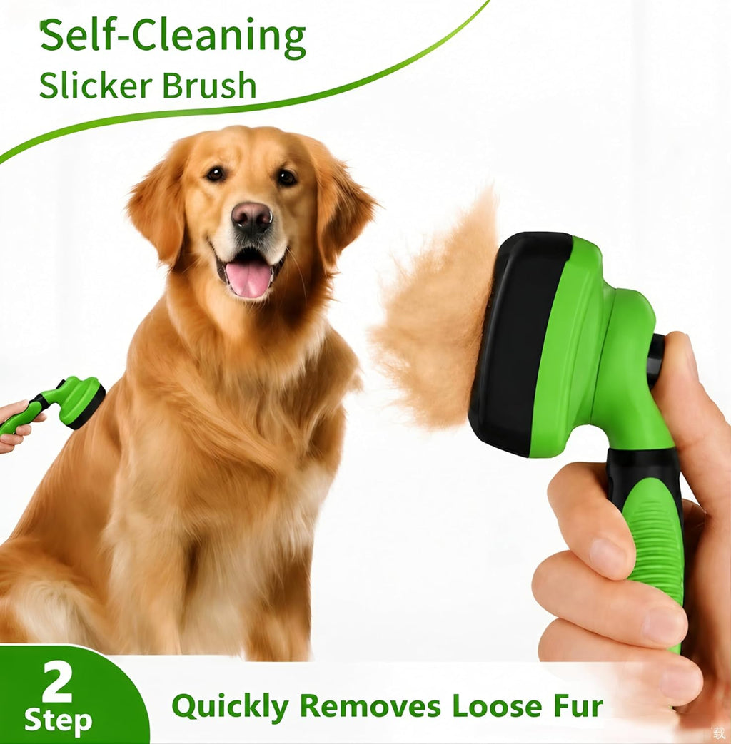 Dog Brush for Shedding,Deshedding Slicker Undercoat Rake Brush for Dog,6PCS