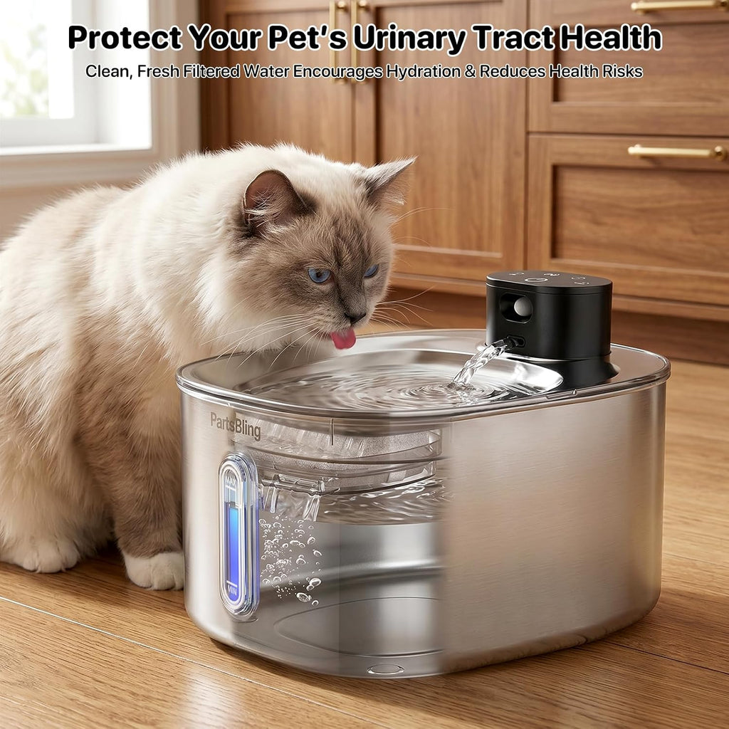 PartsBling Replacement Filters for 4.2L Cat Water Fountain