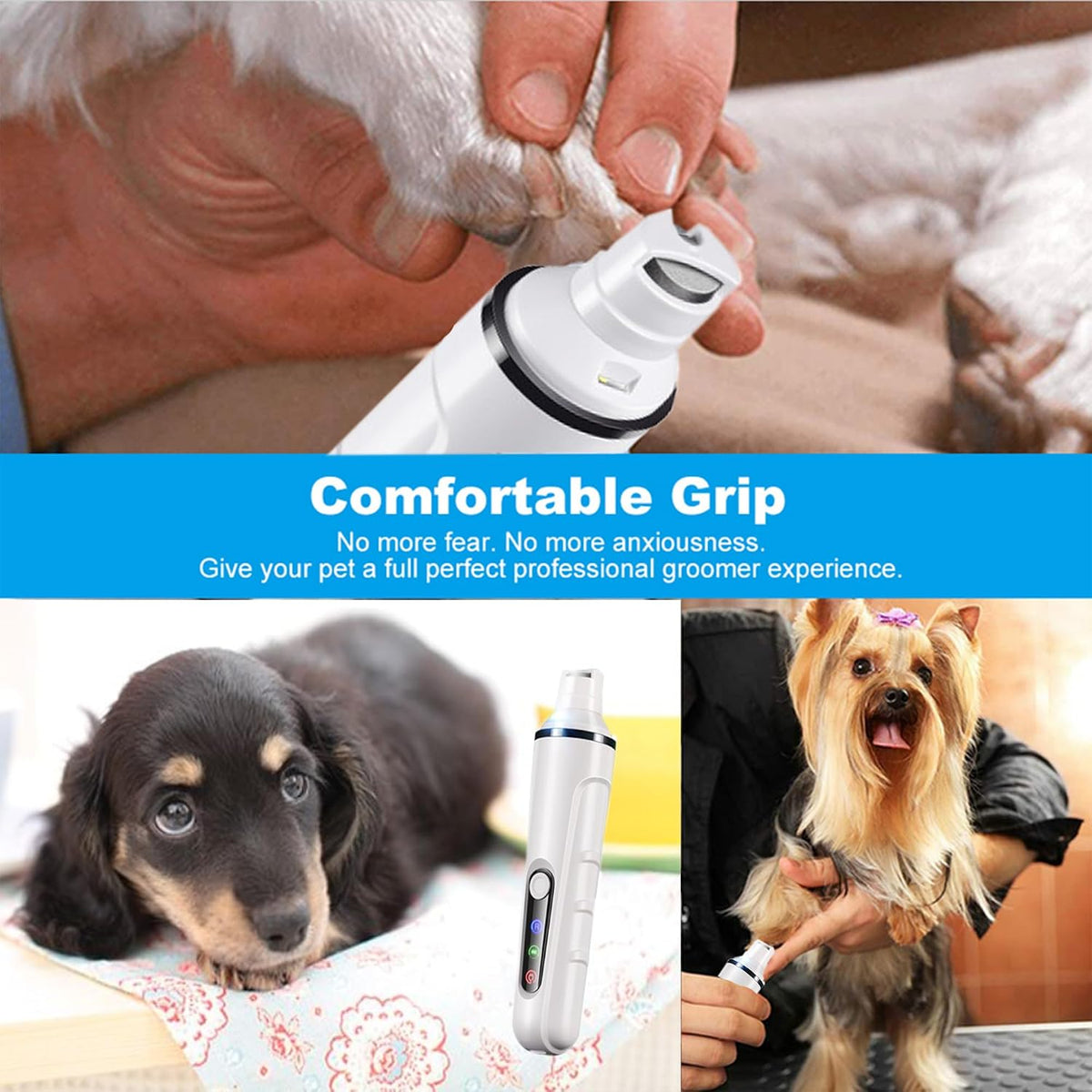 CSD Dog Clippers for Grooming,Paw Trimmer for Dogs,Dog Nail Clippers for Large Dogs,Cat Nail Clippers for Indoor Cats,Puppy Nail Clippers,Pet Nail Clippers