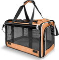 GAPZER Dog Carry Bag Puppy, Pet Soft-Shell Portable Kennel Crate 0-15 lbs