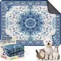 Washable Pee Pads for Dogs, Reusable Puppy Potty Training Pads, Ultra-Absorbent Thick Waterproof Leak-Proof Non-Slip Pads & Mat for Crate, Playpen, Floor, Whelping & Housebreaking , 2 Pack 36"x48"