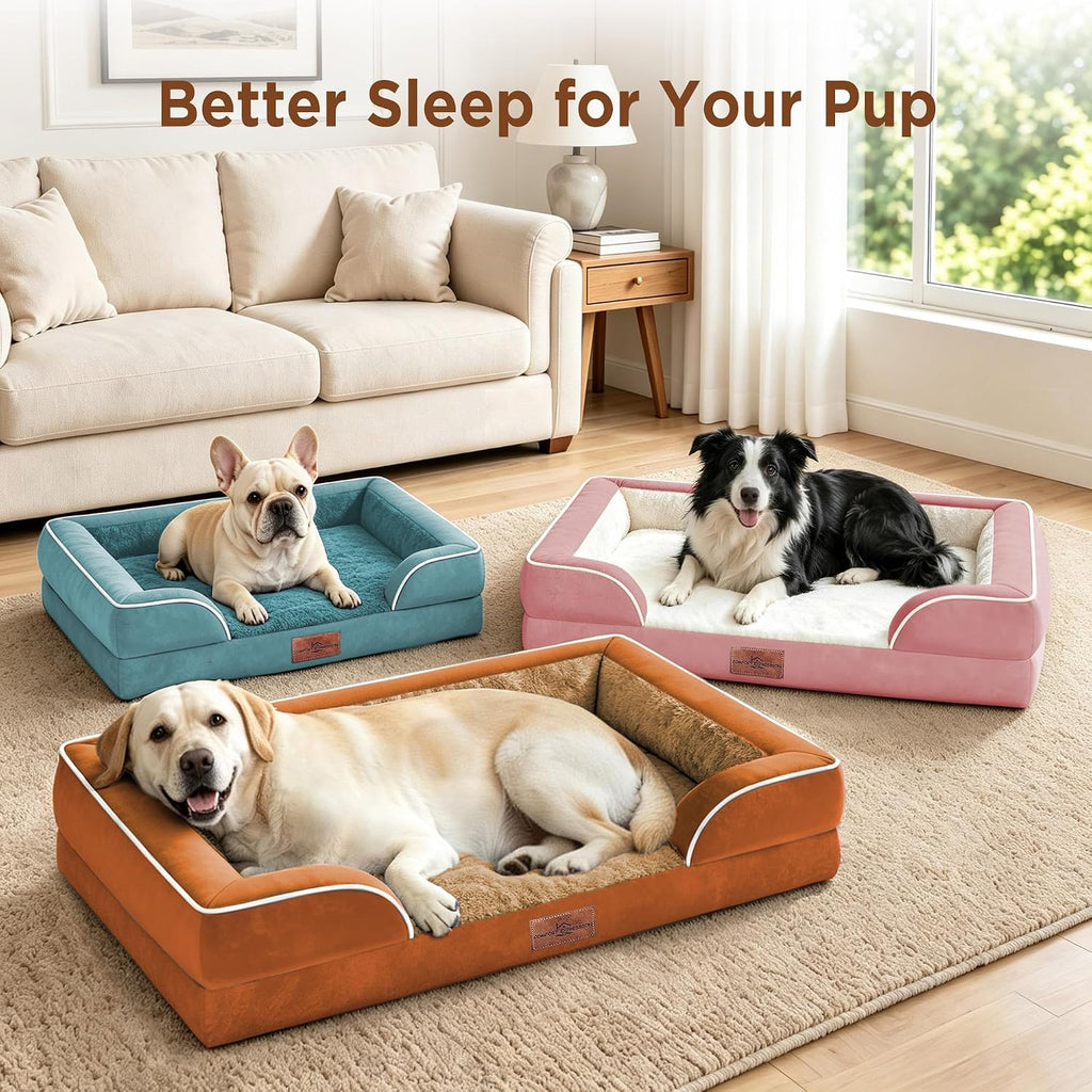 Comfort Expression Waterproof Orthopedic Dog Beds for Large Sized Dog