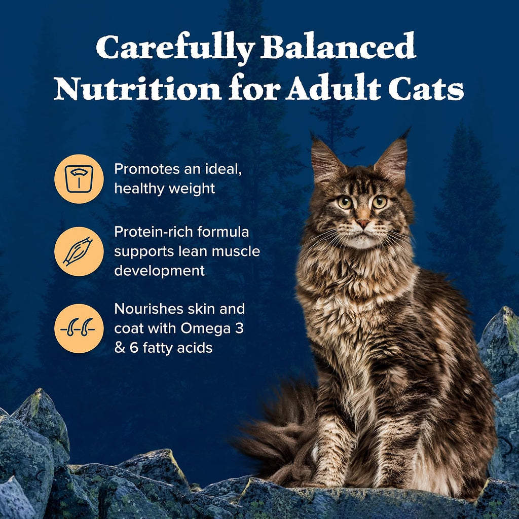 Blue Buffalo Wilderness Chicken Weight Control Dry Cat Food, 5 lb