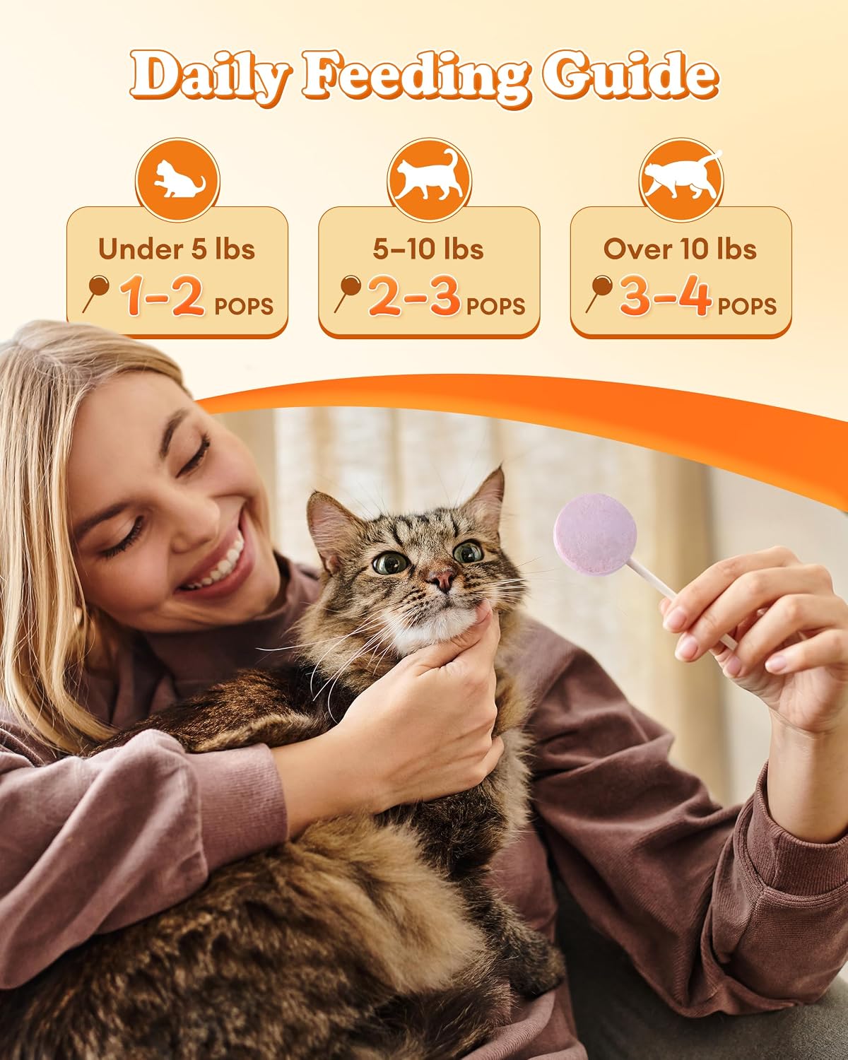 50 Pack Freeze Dried Lollipop Cat Treats (5 Flavors)