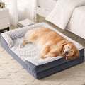 LEXTRO Washable Orthopedic Dog Bed, Waterproof Couch for Large Senior Dogs