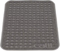 Catit Cat Litter Mat Rectangle Non-Slip Litter Trapping Mat Soft | Comfortable, Easy to Clean for All Cat Litter Types, Small