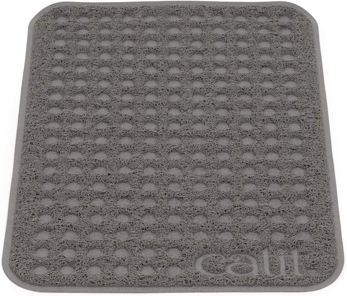Catit Cat Litter Mat Rectangle Non-Slip Litter Trapping Mat Soft | Comfortable, Easy to Clean for All Cat Litter Types, Small