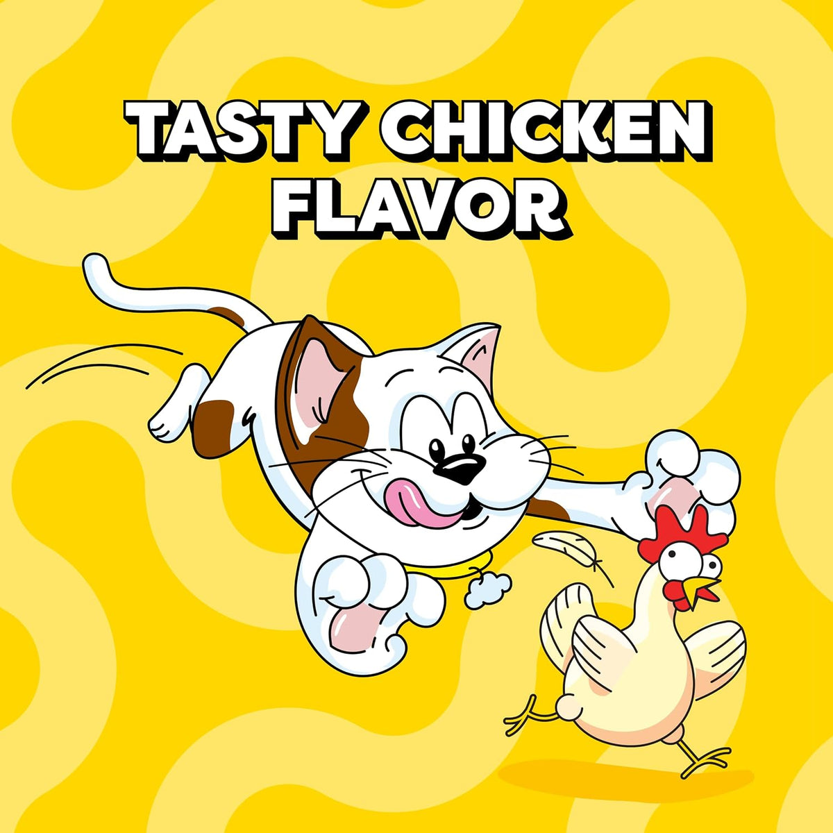 Temptations Jumbo Stuff Crunchy & Soft Cat Treats, Chicken, 5.3 oz, 10 Pack