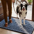 EHEYCIGA 48x30 Super Absorbent Dog Door Mat for Muddy Paws Entryway Rug