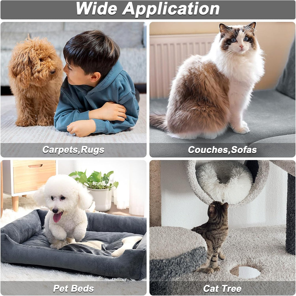 B-Land Carpet Rake for Pet Hair Removal, Reusable Carpet Scraper Broom