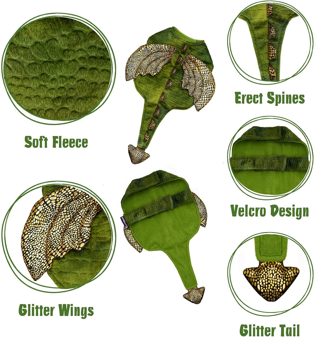 cyeollo Dinosaur Halloween Costume for Rabbit Bunny Puppy Kitten 2lb to 4lb
