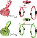 2 Pack Cat Harness and Leash Escape Proof Adjustable Cat Harness with Leash