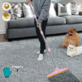 B-Land Carpet Rake for Pet Hair Removal, Carpet Scrape for Rug Pink