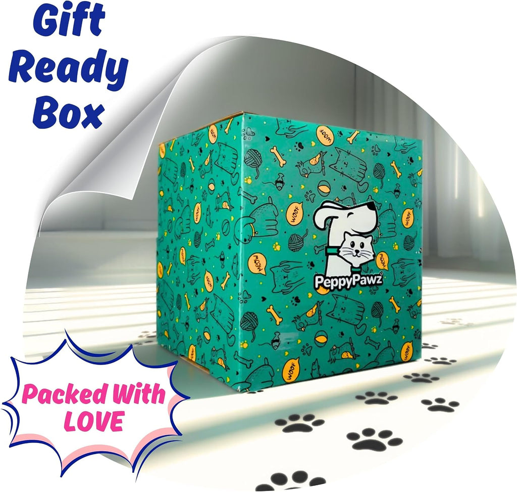 Dog Toy for Aggressive Chewers, Tough Squeaky Chew Ball, Large Breeds Gift | Super Strong, Durable Soft Plush Pig, No Stuffing Inside; Interactive for Puppies, Medium & Big Pets in a Birthday Gift Box