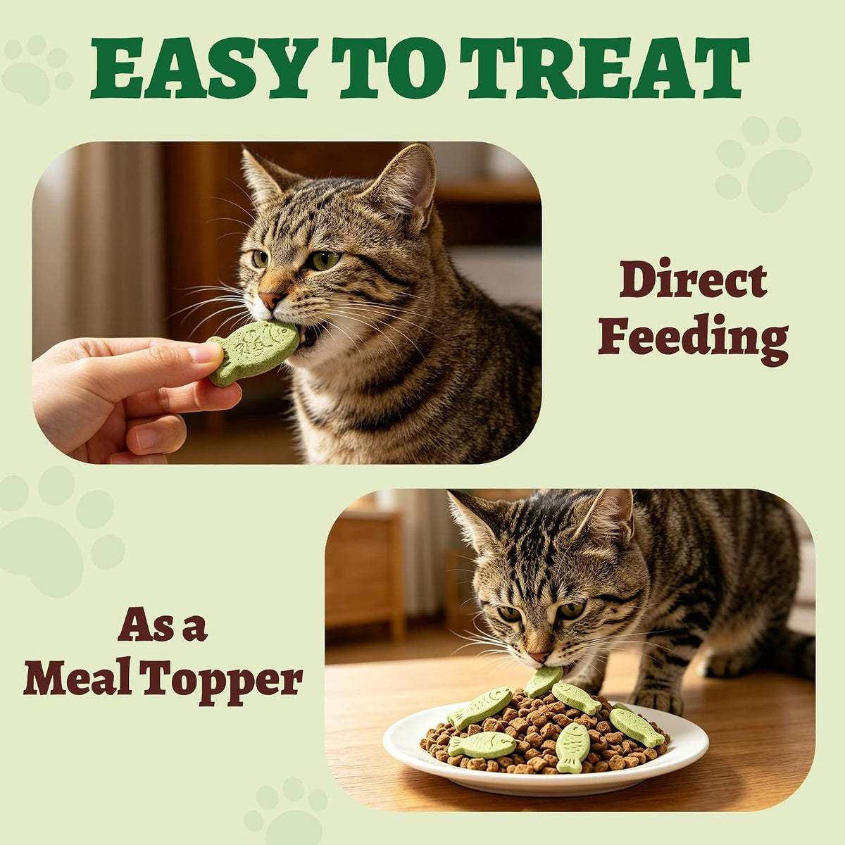Just Try Cat Grass Treat Freeze Dried Hairball Treats Chicken Flavor 4.8oz