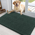 OLANLY Dog Door Mat for Muddy Paws 35x24, Super Absorbent Chenille Mud Mat