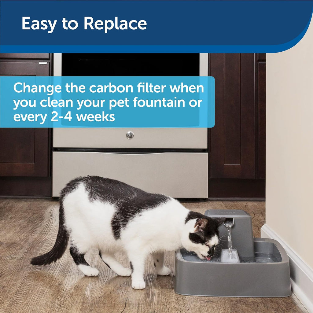 PetSafe Drinkwell Avalon & Pagoda Fountain Activated Carbon Filters - Better Hydration Choice - Long-Lasting Purity - Odor-Free Drinking - Universal Filter Replacement (Pack of 120)