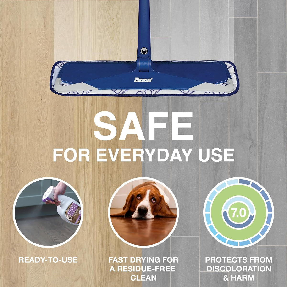 Bona Pet Spray Odor Eliminator, Dog Formulation, 32 fl oz, Safe for Carpeted Areas and Multi-Surface Floors (Pack of 2)