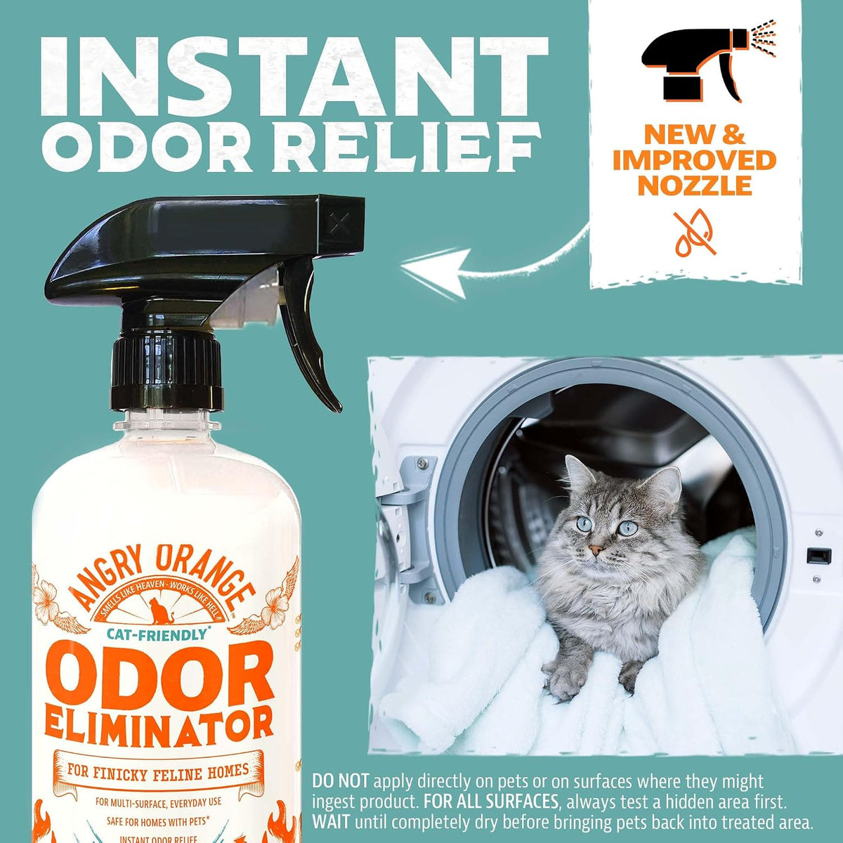 Fresh Scent Pet Odor Eliminator Spray by Angry Orange