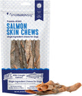 smallbatch Wild-Caught Freeze Dried Salmon Fish Skin Chews for Dogs, 2.5oz