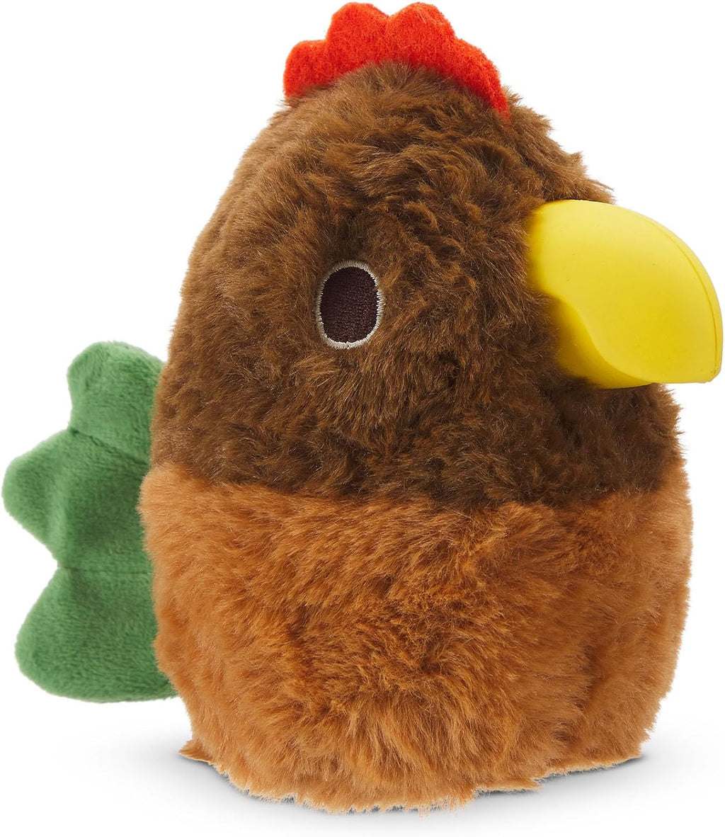 BarkBox Fowl Play Treat Dispensing Hard Core Plush Toy for Aggressive Chewers - Large