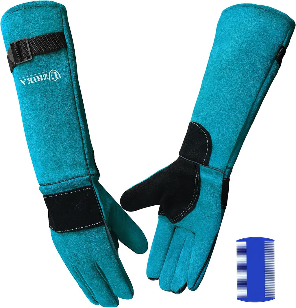 Animal Handling Gloves, Bite Proof for Cats, Scratch Resistant