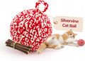JAYU PET Red Cat Ball, 2.7 inch