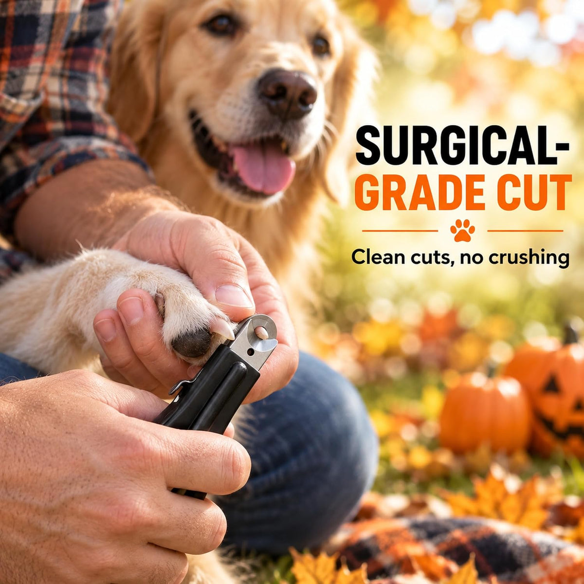 Resco Replaceable Blade Dog Nail Clippers for Dogs and Cats, Midnight Black
