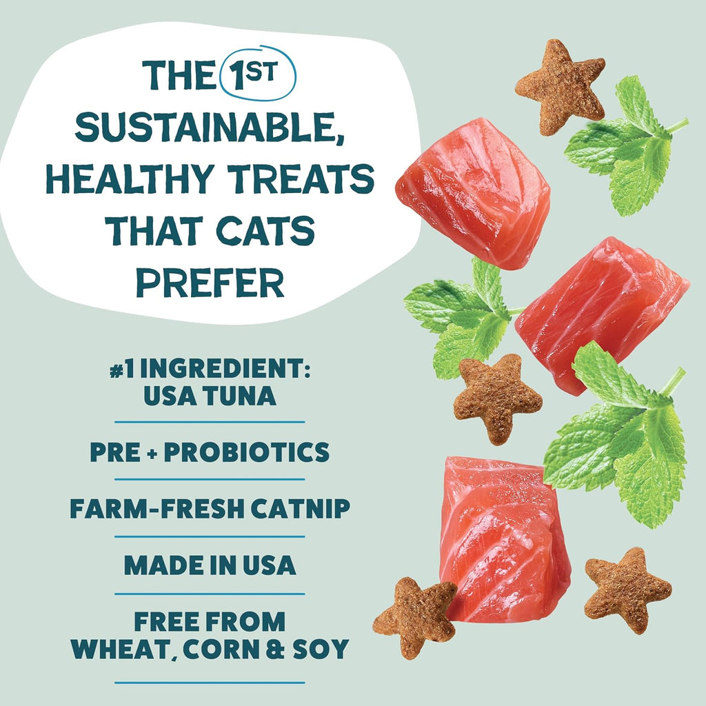 Shameless Pets Catnip N Chill Tuna Crunchy Cat Treats, 12 oz