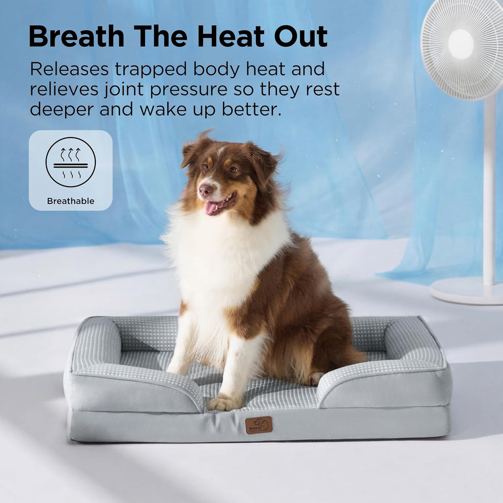 Bedsure Cooling Dog Bed Medium Size Dog Washable Original Design