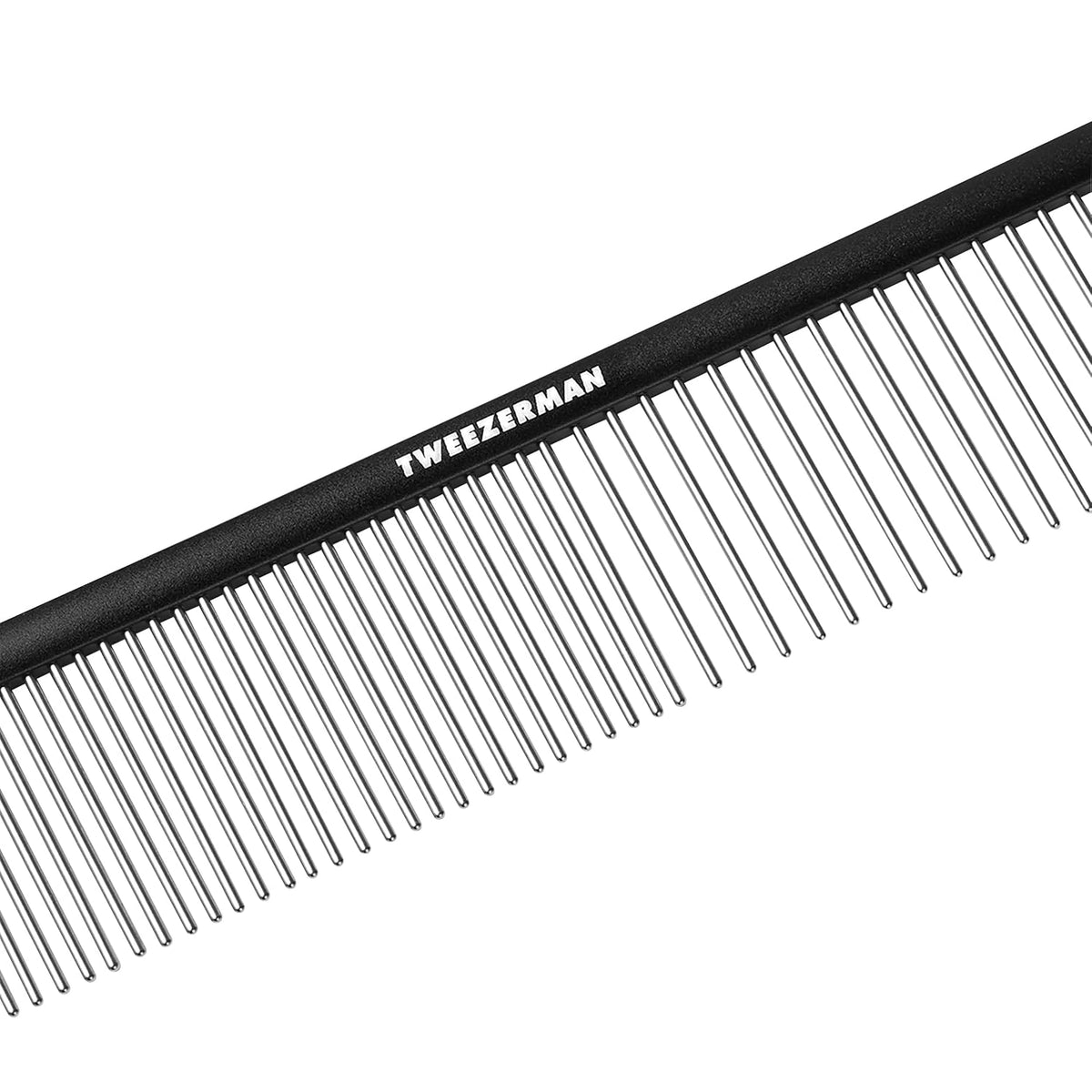 Tweezerman Dual-Sided Detangling Comb-Wide Toothed & Fine Toothed for Pets