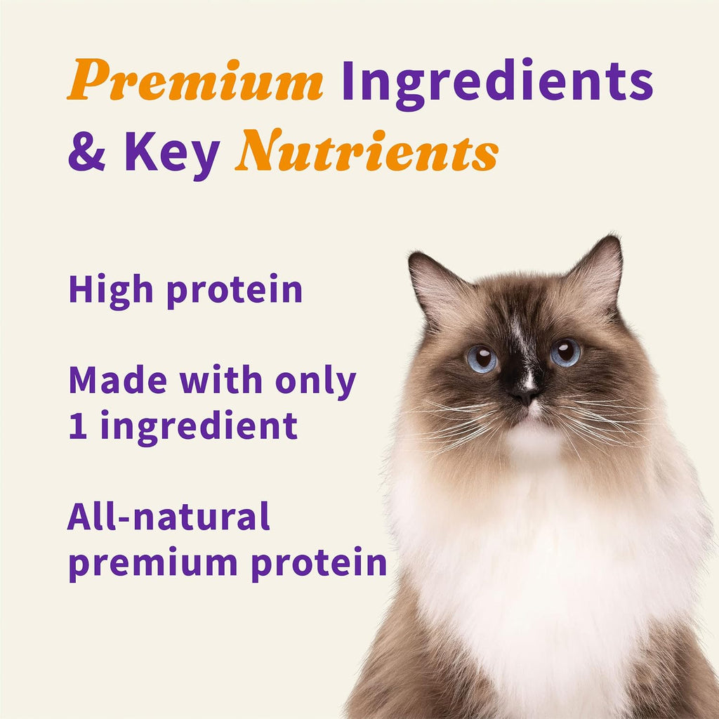 Halo Freeze-Dried Raw Cat Treats, Wild Caught Salmon Recipe, 1.6 oz