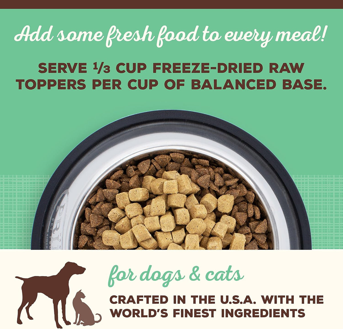 Primal Dog & Cat Food Toppers, Cupboard Cuts, Chicken, 18 oz