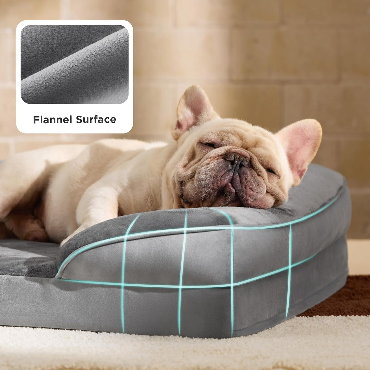 Bedsure Orthopedic Dog Beds for Medium Dogs Washable Original Design