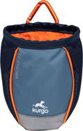 Kurgo Go Stuff It Dog Treat Bag, Training Treat Pouch Bag for Dogs, Treat Pouches for Pets, Hands-Free Pouch Waist, Reflective, Includes Carabiner, MOLLE-Compatible (Navy Blue)