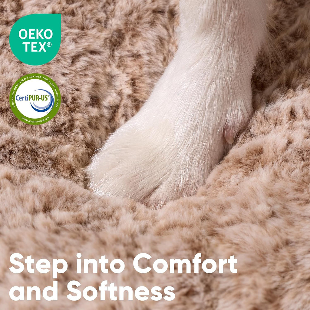 FUKUMARU Large Thickened Dog Couch Bed, Orthopedic, Waterproof & Washable